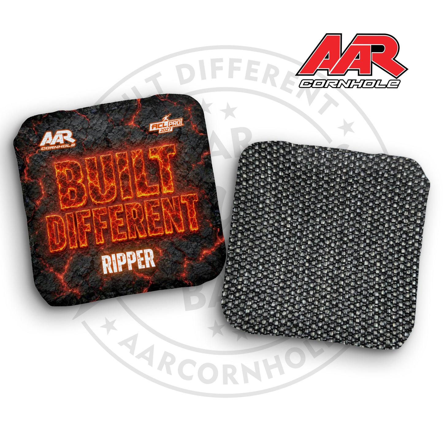 2027 AAR Ripper Cornhole Bags - Built Different Lava Edition - ACL Pro Stamped - SET OF 4