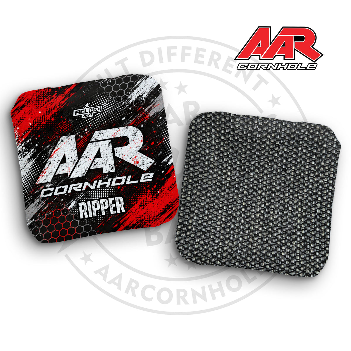 2027 AAR Ripper Cornhole Bags - Halftone Grunge Edition - ACL Pro Stamped - SET OF 4