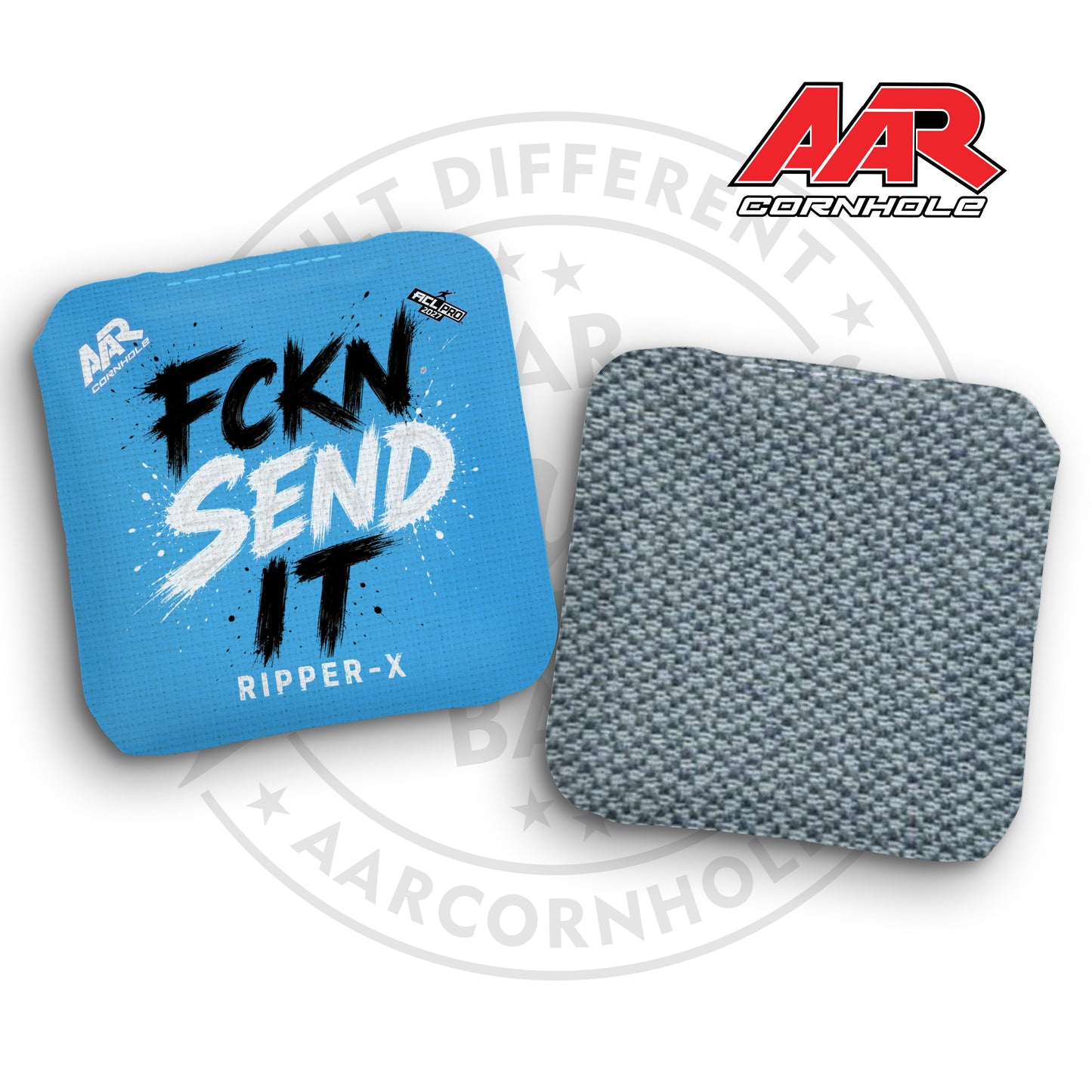 2027 AAR Ripper-X Cornhole Bags - FCKN SEND IT Edition - ACL Pro Stamped - SET OF 4