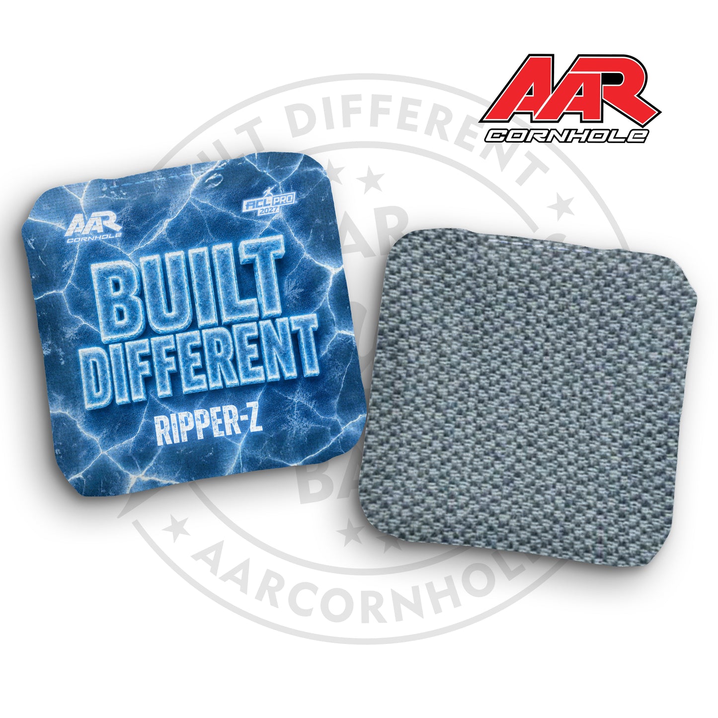 2027 AAR Ripper-Z Cornhole Bags - Built Different Ice Edition - ACL Pro Stamped - SET OF 4
