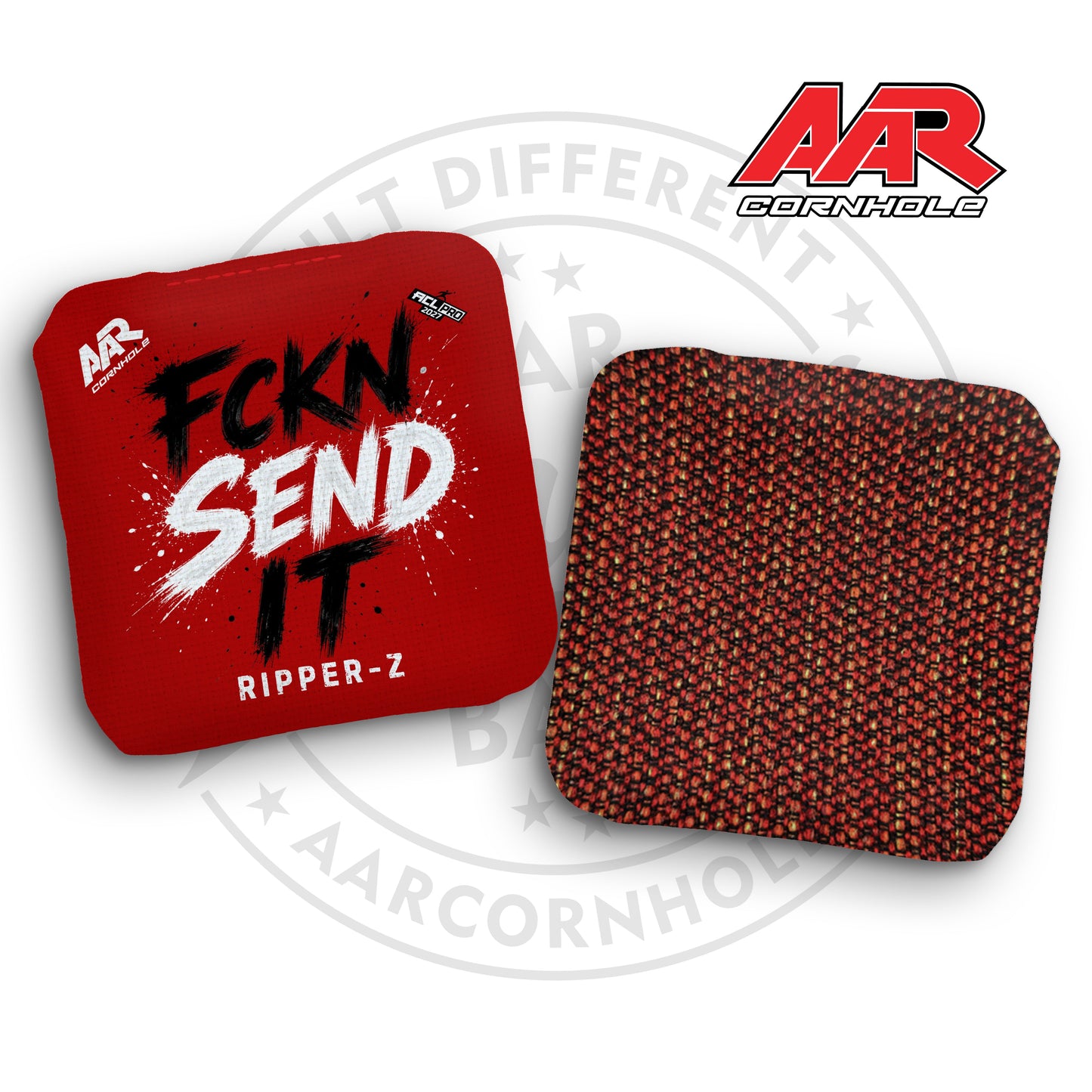 2027 AAR Ripper-Z Cornhole Bags - FCKN SEND IT Edition - ACL Pro Stamped - SET OF 4