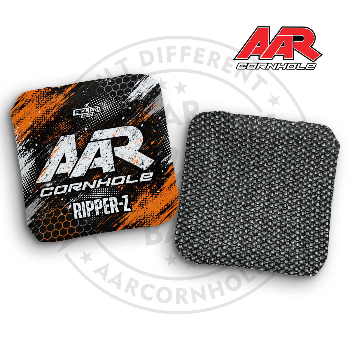 2027 AAR Ripper-Z Cornhole Bags - Halftone Grunge Edition - ACL Pro Stamped - SET OF 4