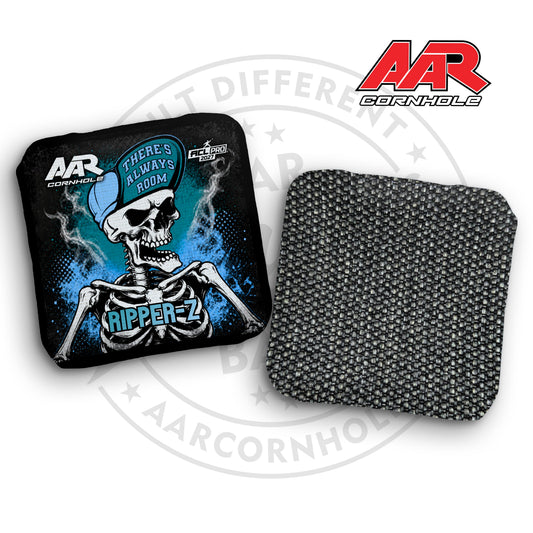 2027 AAR Ripper-Z Cornhole Bags - Skeleton Edition - ACL Pro Stamped - SET OF 4