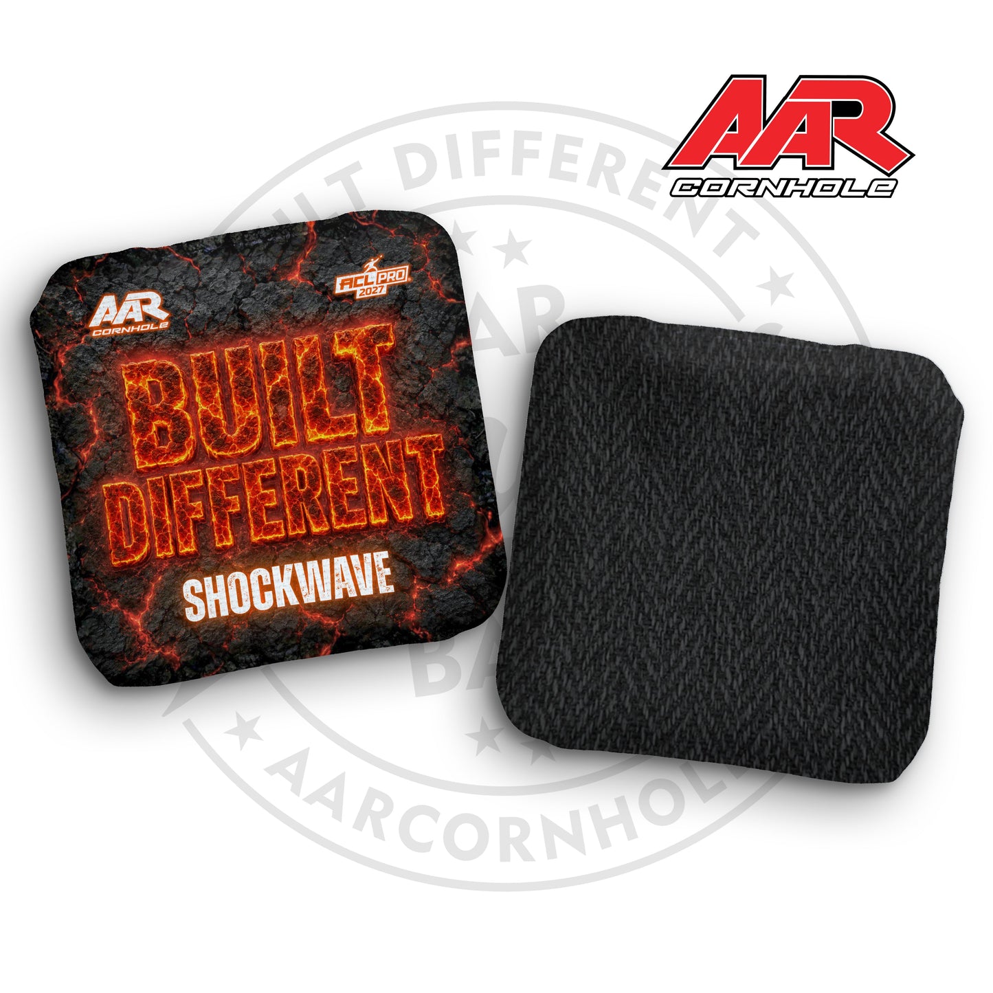 2027 AAR Shockwave Cornhole Bags - Built Different Lava Edition - ACL Pro Stamped - SET OF 4