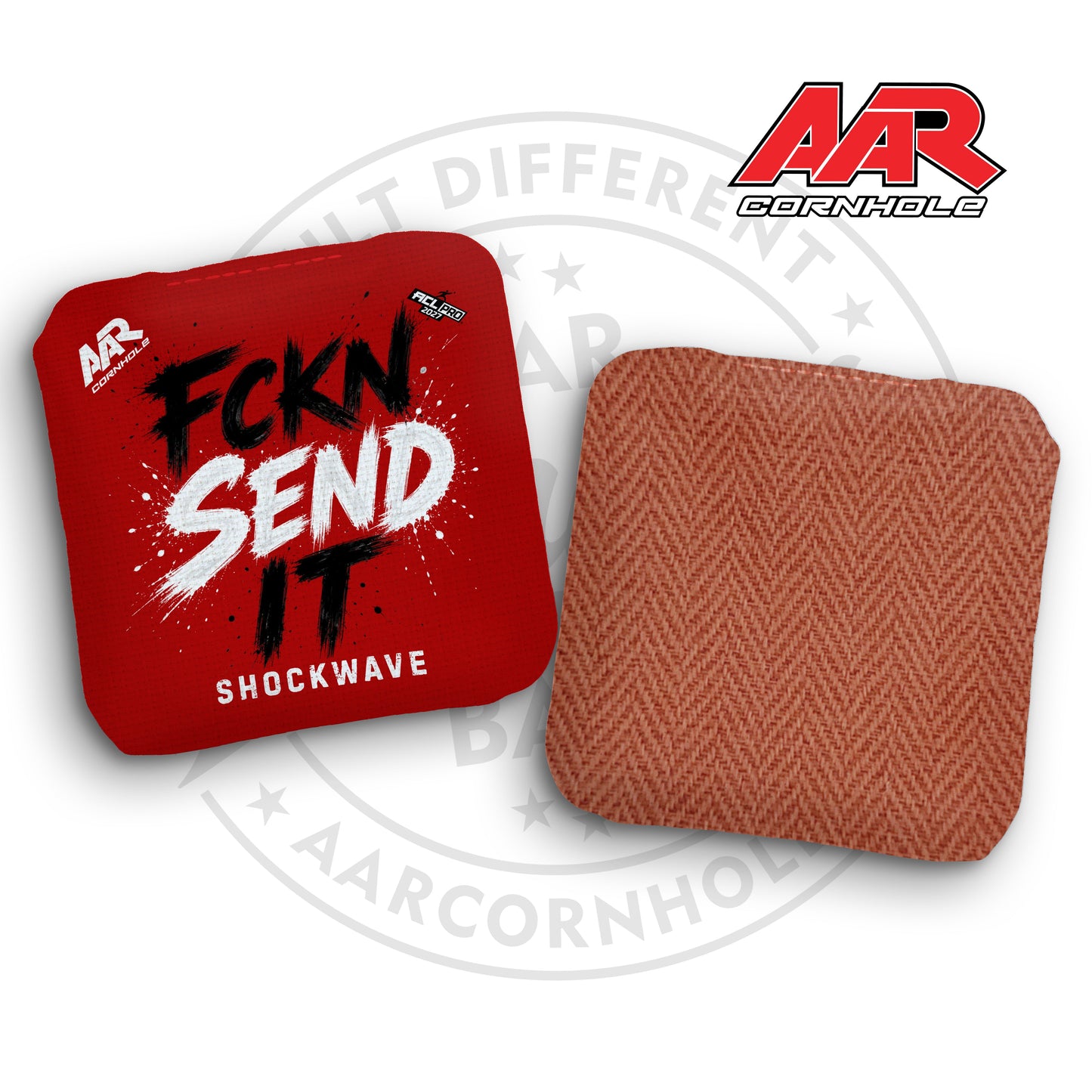 2027 AAR Shockwave Cornhole Bags - FCKN SEND IT Edition - ACL Pro Stamped - SET OF 4