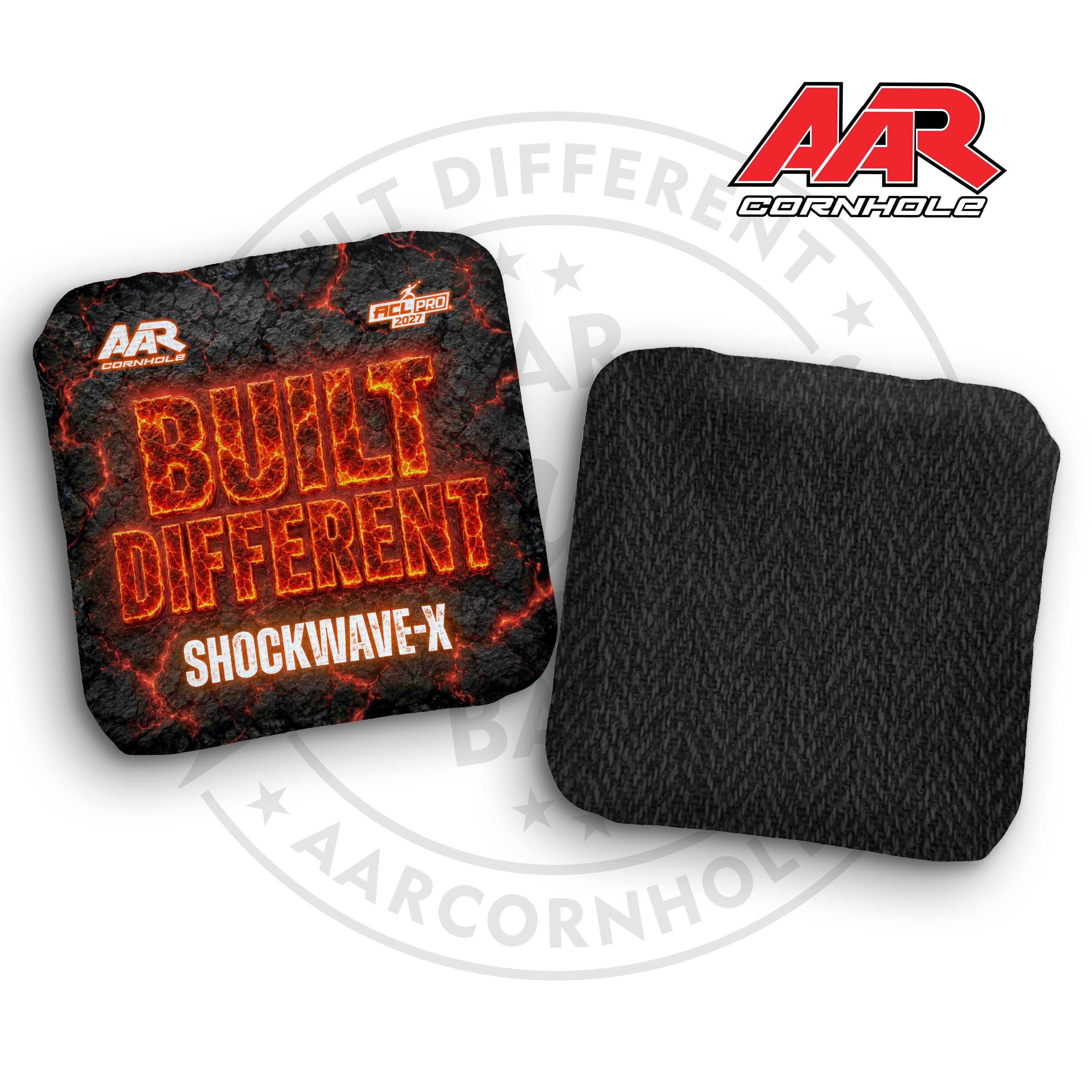 2027 AAR Shockwave-X Cornhole Bags - Built Different Lava Edition - ACL Pro Stamped - SET OF 4