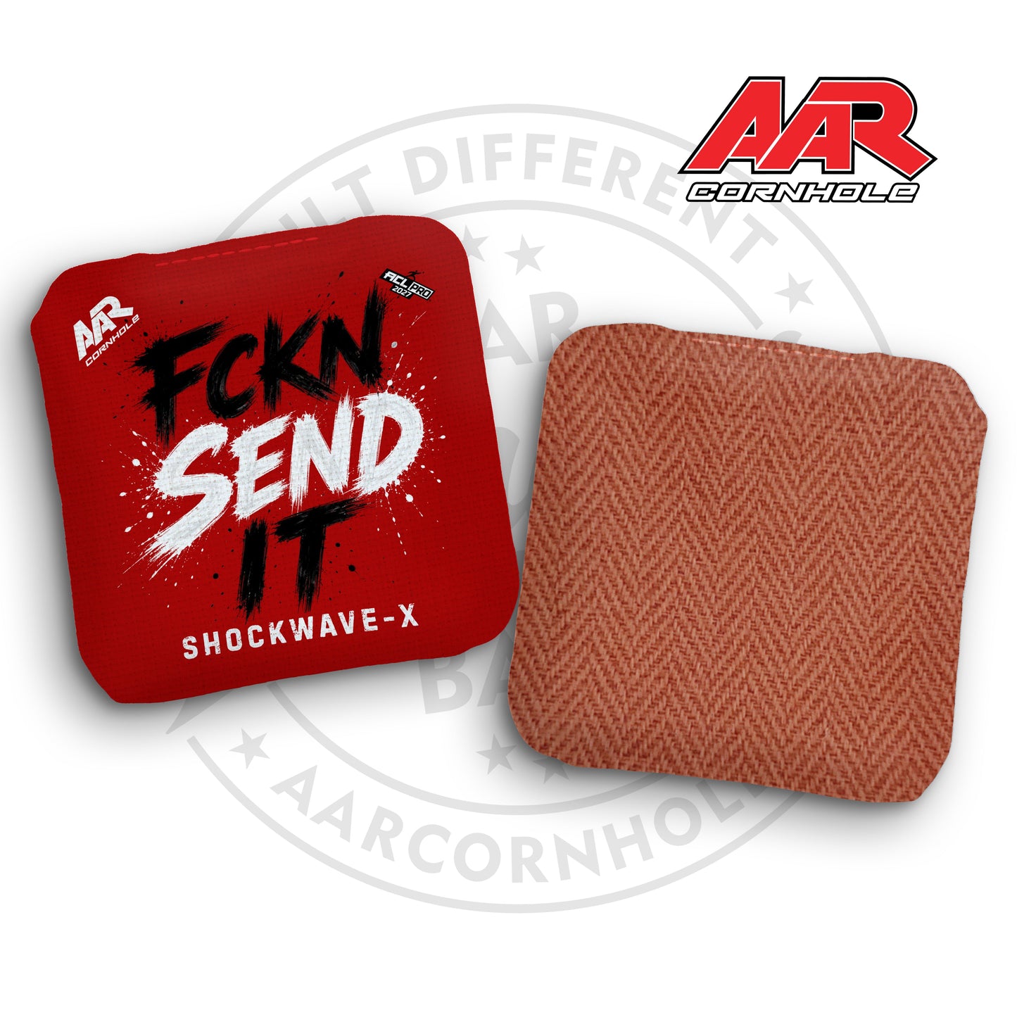 2027 AAR Shockwave-X Cornhole Bags - FCKN SEND IT Edition - ACL Pro Stamped - SET OF 4