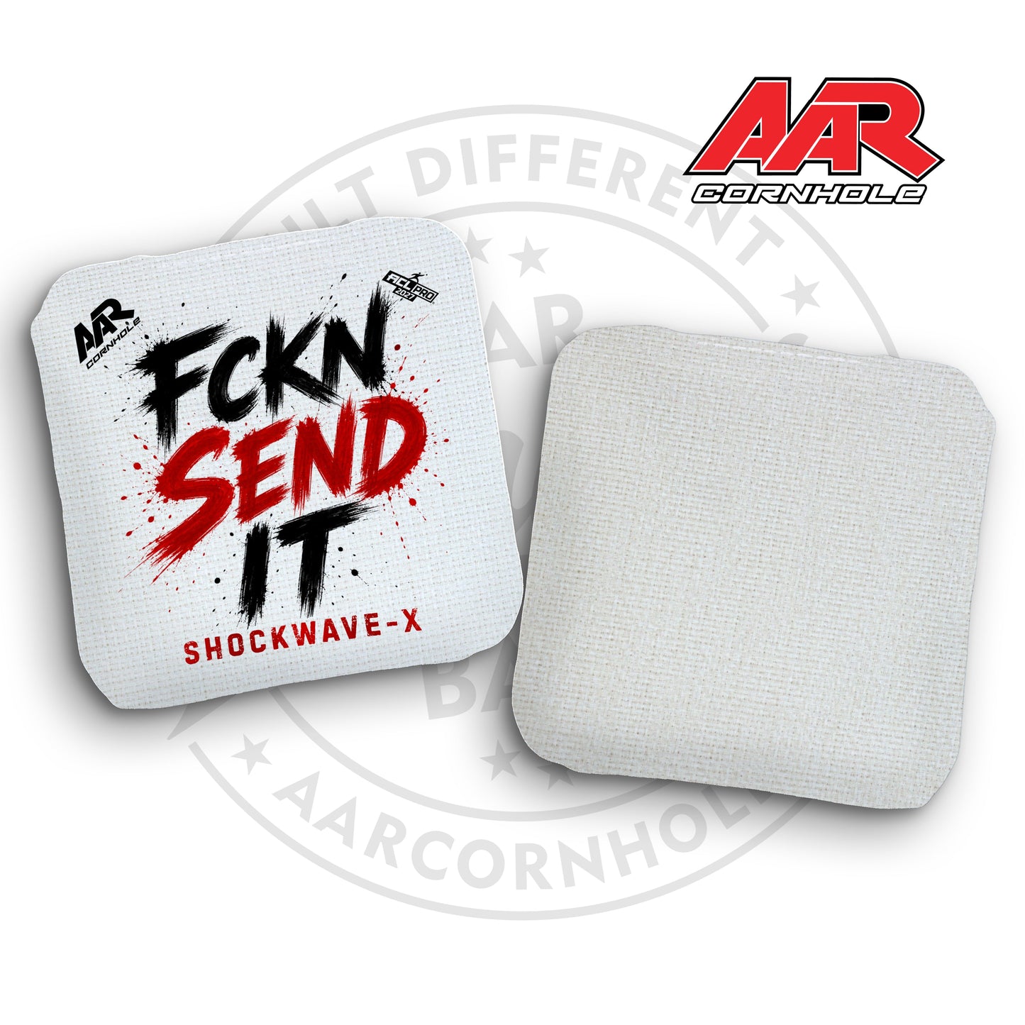 2027 AAR Shockwave-X Cornhole Bags - FCKN SEND IT Edition - ACL Pro Stamped - SET OF 4