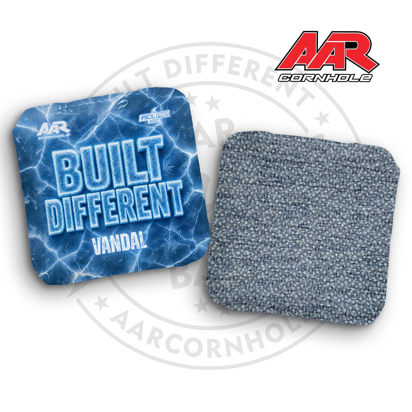 2027 AAR Vandal Cornhole Bags - Built Different Ice Edition - ACL Pro Stamped - SET OF 4