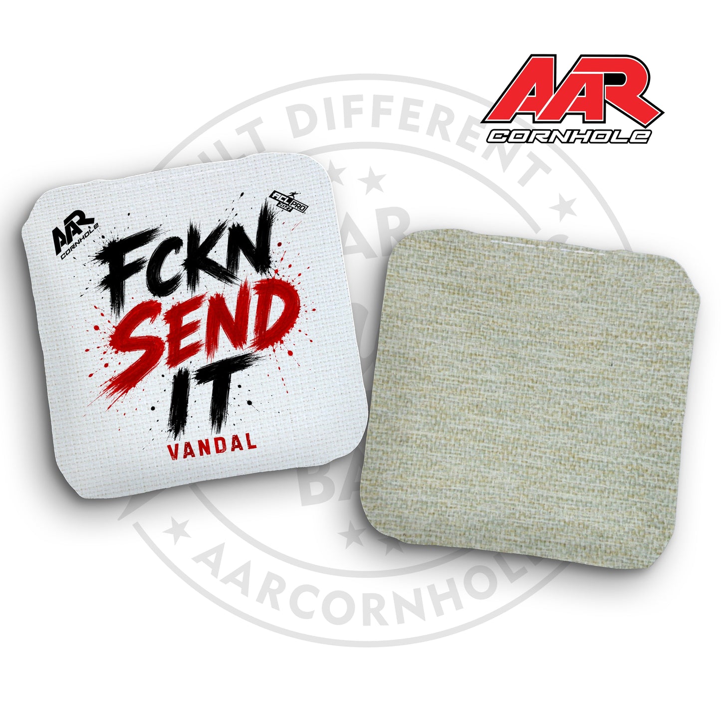 2027 AAR Vandal Cornhole Bags - FCKN SEND IT Edition - ACL Pro Stamped - SET OF 4