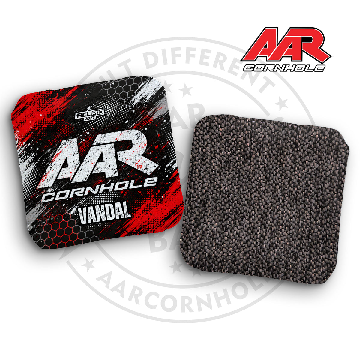 2027 AAR Vandal Cornhole Bags - Halftone Grunge Edition - ACL Pro Stamped - SET OF 4