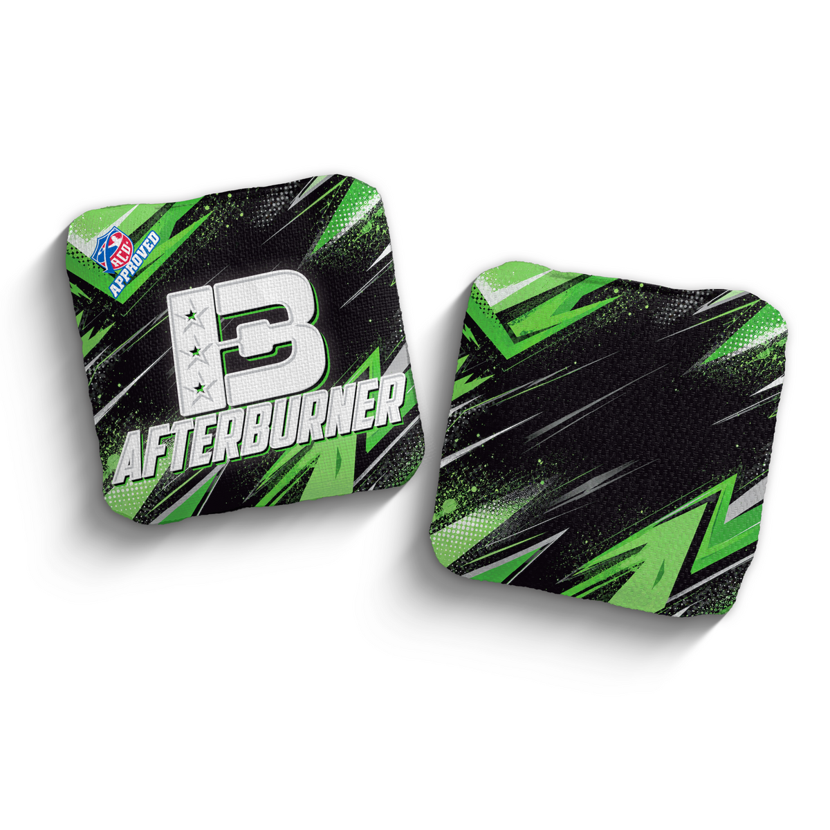 2027 Brotherhood Cornhole Afterburner Go Go Green Edition ACO Stamped Cornhole Bags