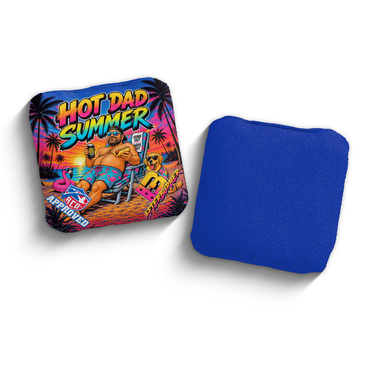 2027 Brotherhood Cornhole Afterburner Hot Dad Summer Edition ACO Stamped Cornhole Bags