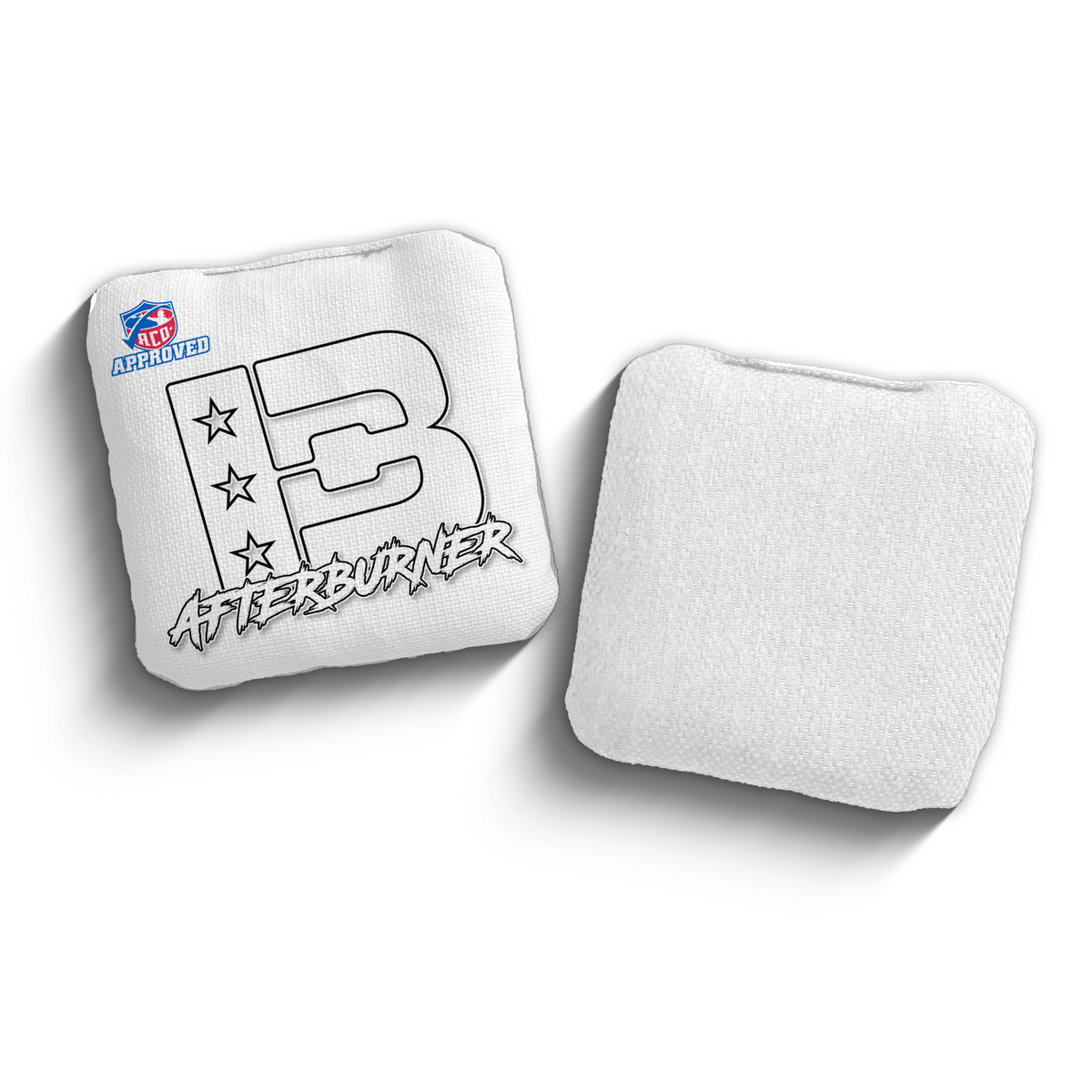 2027 Brotherhood Cornhole Afterburner White Outline Edition ACO Stamped Cornhole Bags