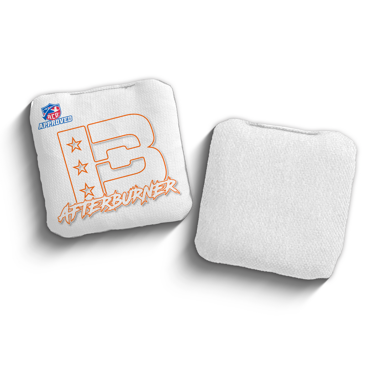 2027 Brotherhood Cornhole Afterburner White Outline Edition ACO Stamped Cornhole Bags