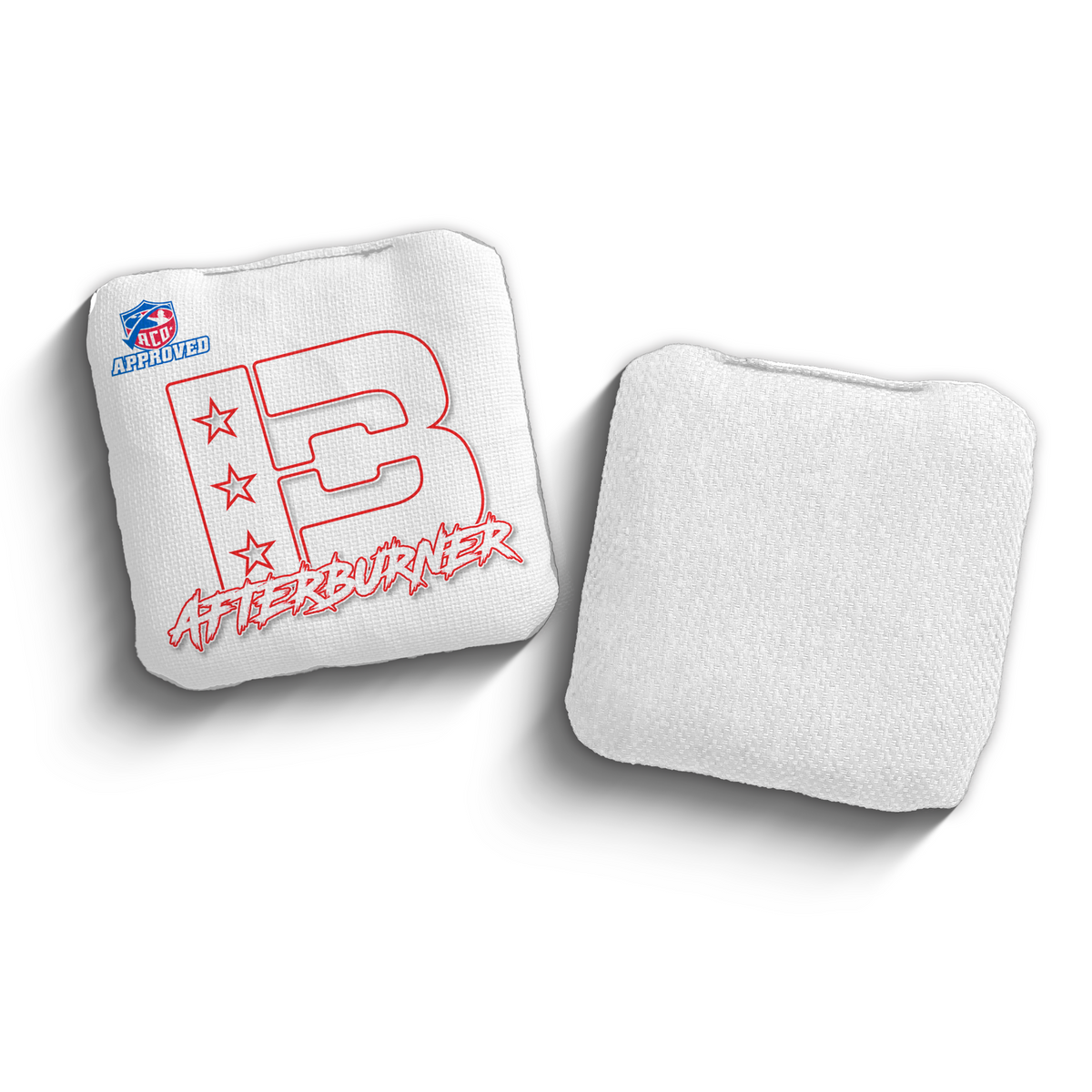 2027 Brotherhood Cornhole Afterburner White Outline Edition ACO Stamped Cornhole Bags