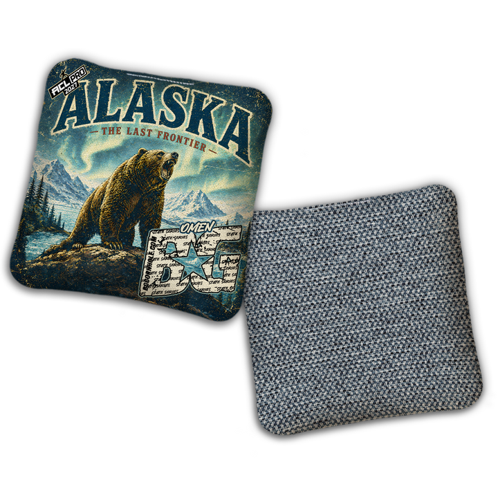 2027 BG Multiple Bag Models "ALASKA" - ACL Pro Stamped Cornhole Bags - SET OF 4 BAGS