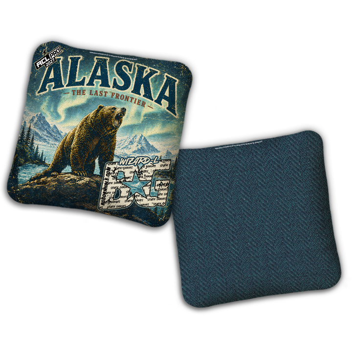 2027 BG Multiple Bag Models "ALASKA" - ACL Pro Stamped Cornhole Bags - SET OF 4 BAGS