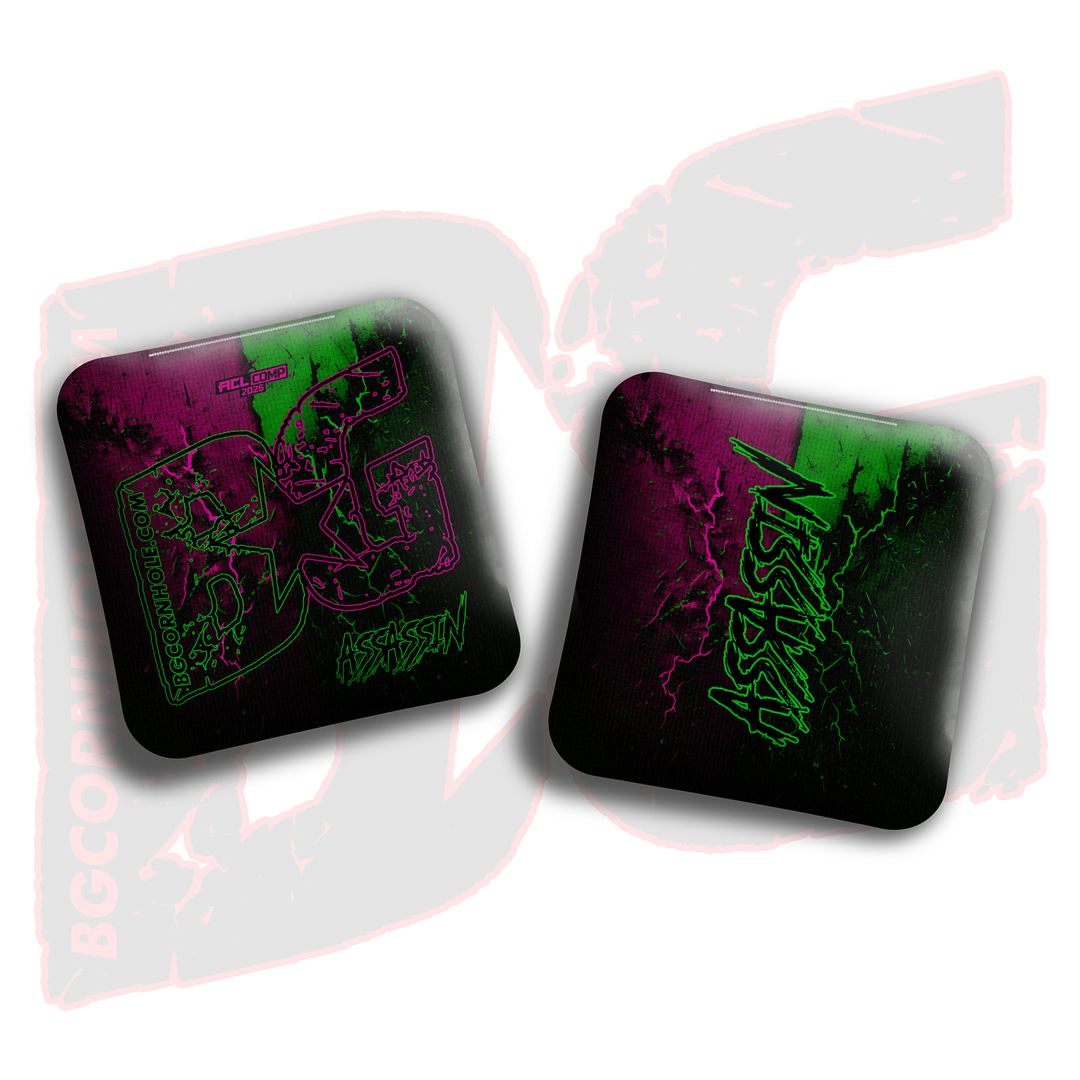 2026 BG Multiple Bag Models - "Devour" - ACL Comp Stamped Cornhole Bags - SET OF 4 BAGS