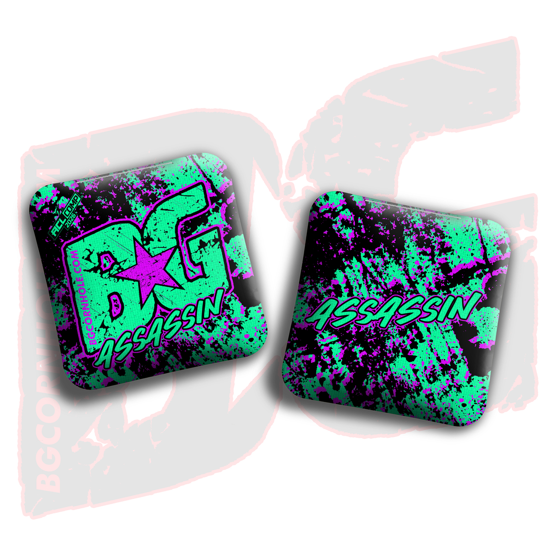 2026 BG Multiple Bag Models - "Grungy" - ACL Comp Stamped Cornhole Bags - SET OF 4 BAGS