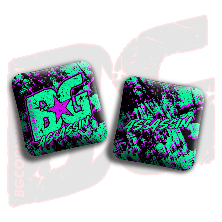 2026 BG Multiple Bag Models - "Grungy" - ACL Comp Stamped Cornhole Bags - SET OF 4 BAGS