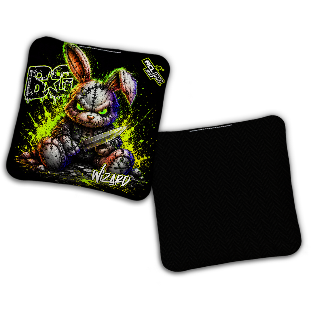 2027 BG Multiple Bag Models "BAD BUNNY" - ACL Pro Stamped Cornhole Bags - SET OF 4 BAGS