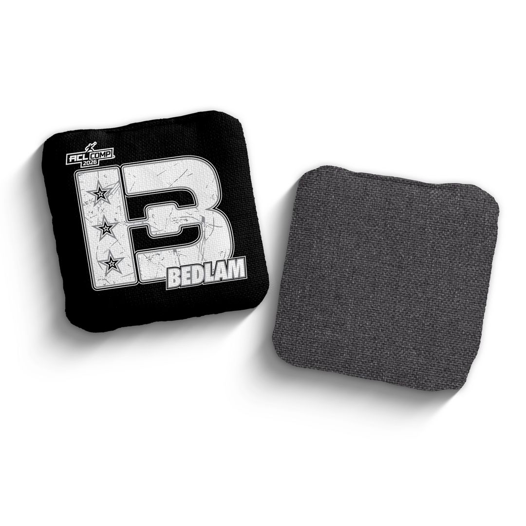 2026 Brotherhood Cornhole Bedlam American West Division ACL Comp Stamped Cornhole Bags