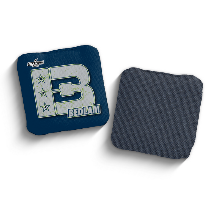 2026 Brotherhood Cornhole Bedlam National West Division ACL Comp Stamped Cornhole Bags