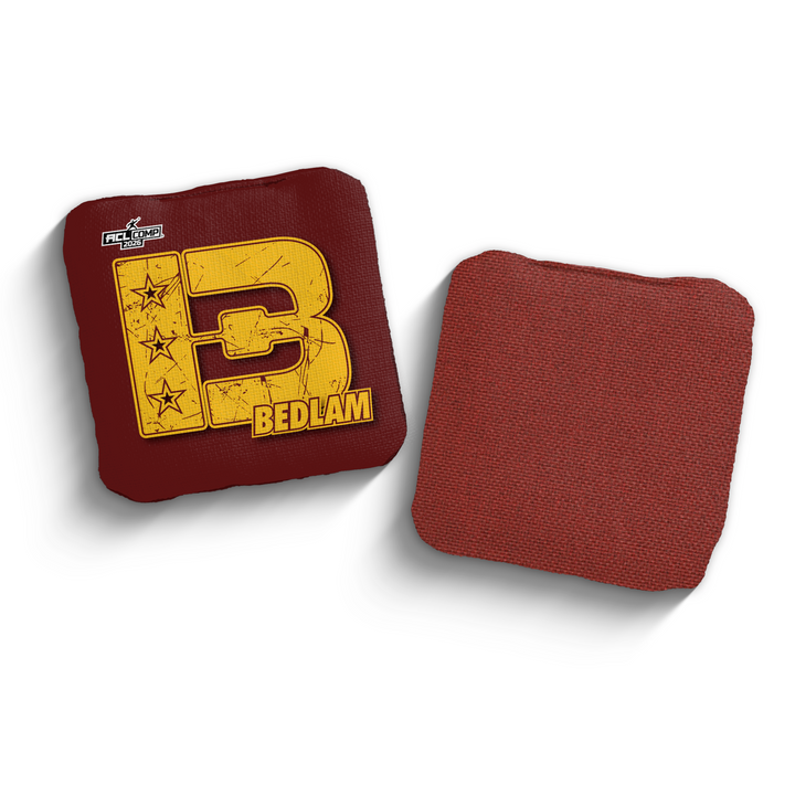 2026 Brotherhood Cornhole Bedlam National East Division ACL Comp Stamped Cornhole Bags