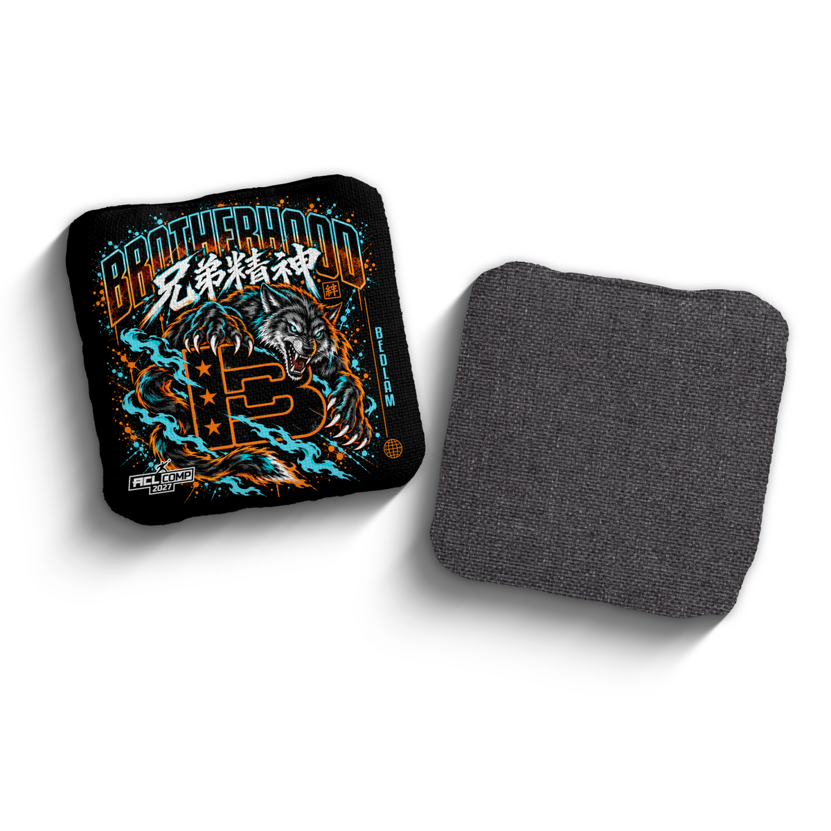 2027 Brotherhood Cornhole Bedlam Different Breed Edition ACL Comp Stamped Cornhole Bags