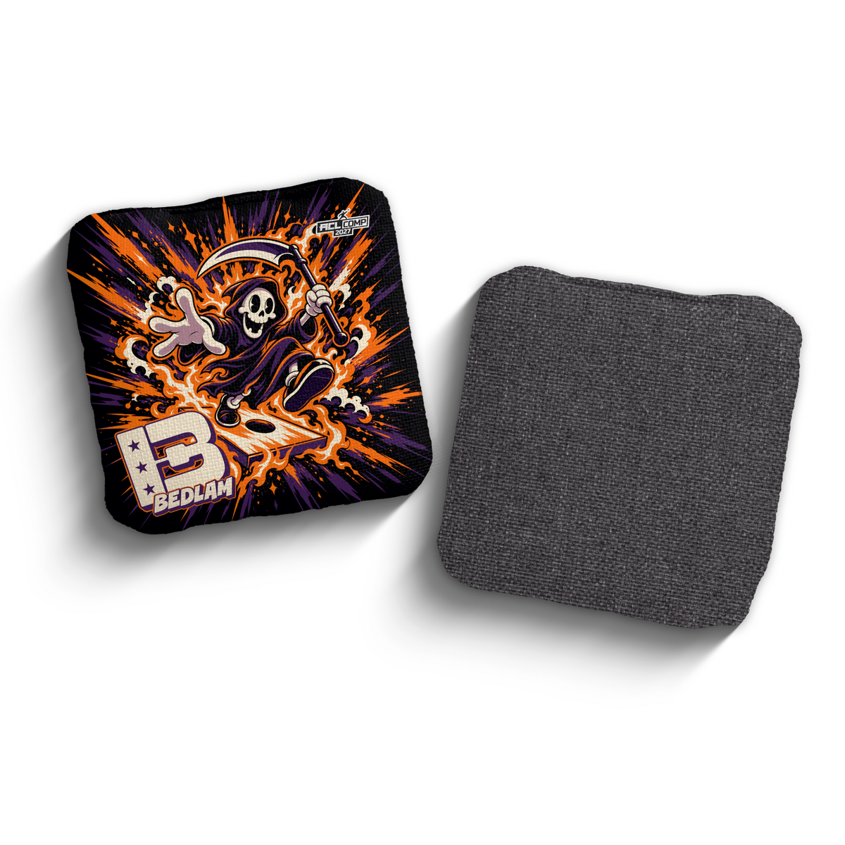 2027 Brotherhood Cornhole Bedlam Reaper Parade Edition ACL Comp Stamped Cornhole Bags