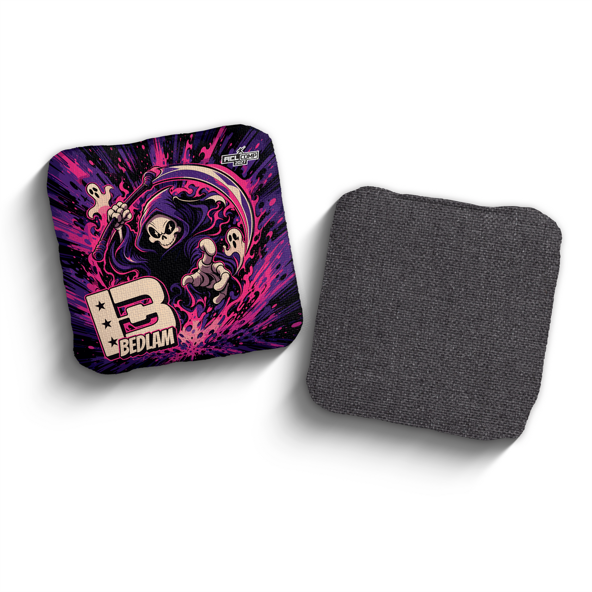 2027 Brotherhood Cornhole Bedlam Reaper Parade Edition ACL Comp Stamped Cornhole Bags
