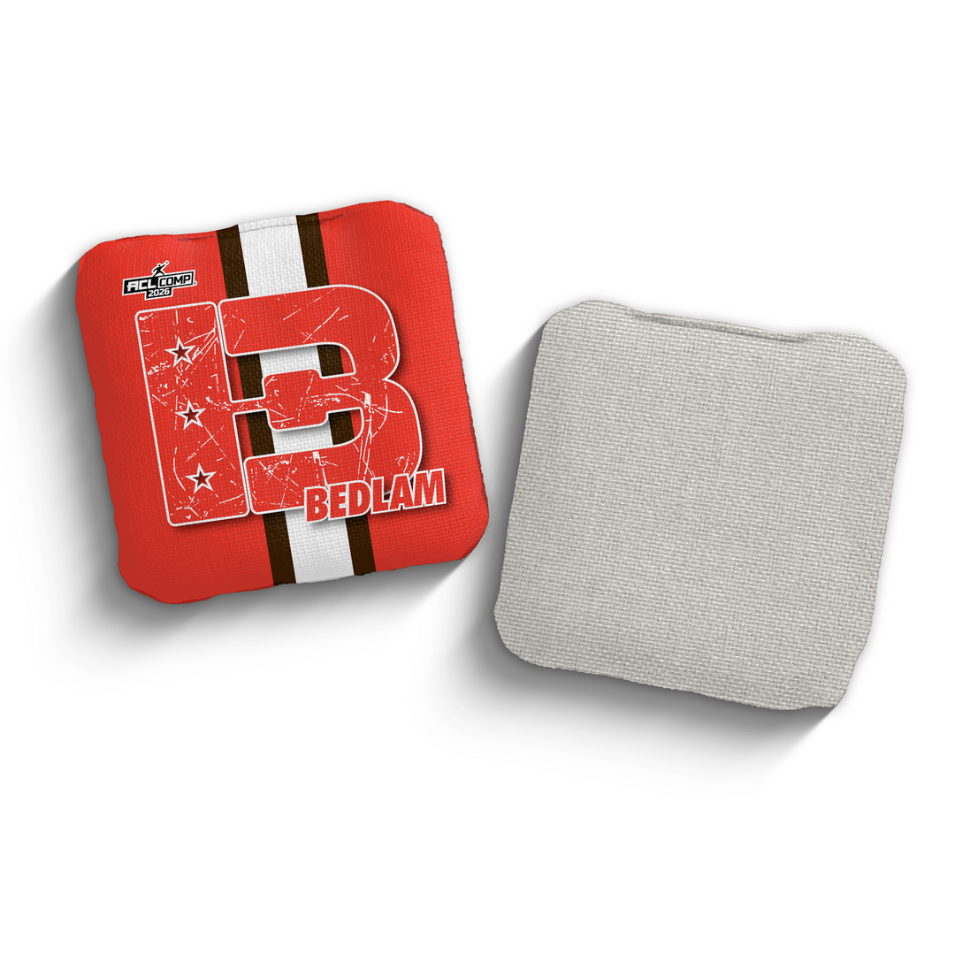 2026 Brotherhood Cornhole Bedlam American North Division ACL Comp Stamped Cornhole Bags