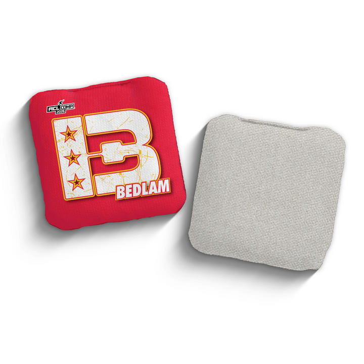 2026 Brotherhood Cornhole Bedlam American West Division ACL Comp Stamped Cornhole Bags
