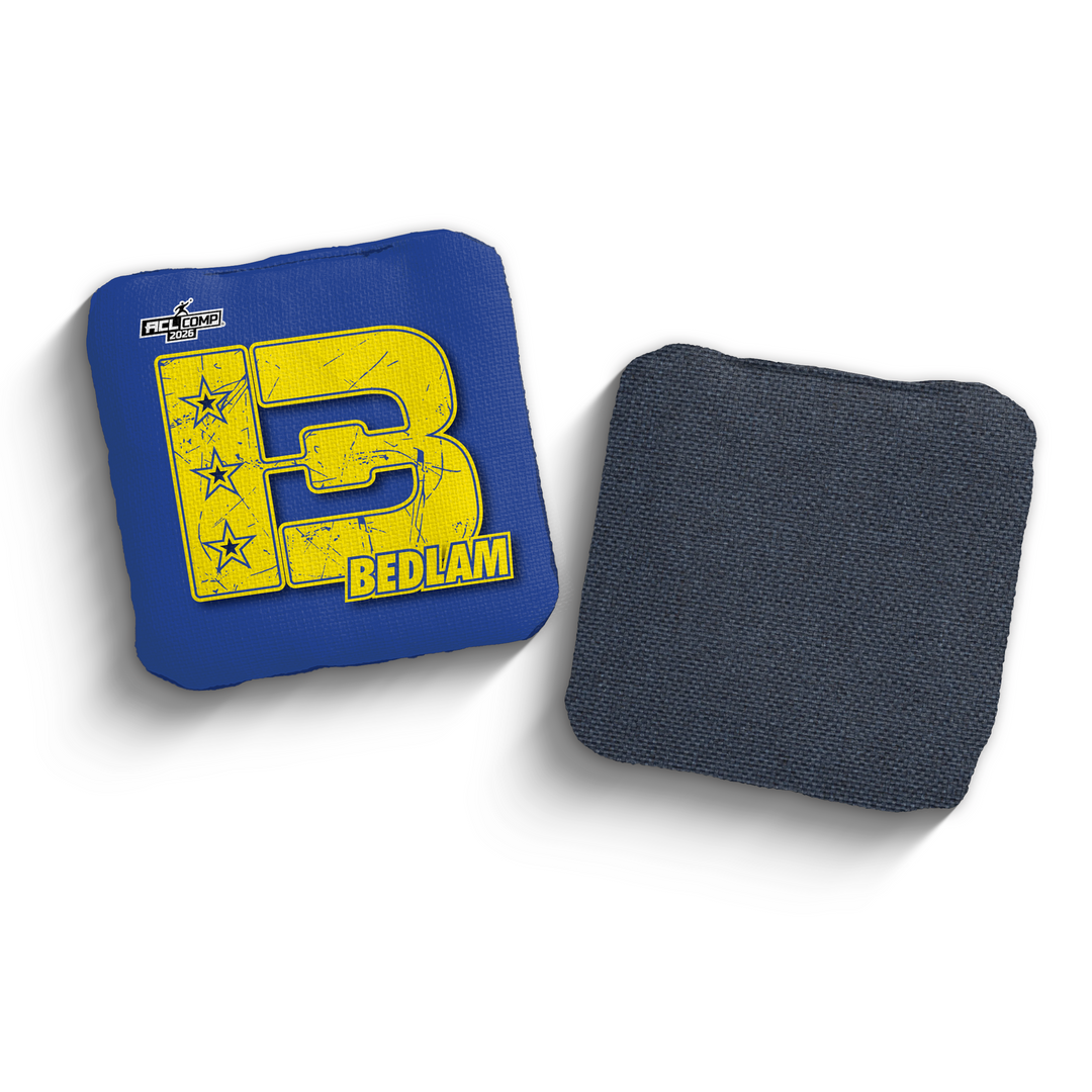 2026 Brotherhood Cornhole Bedlam National West Division ACL Comp Stamped Cornhole Bags