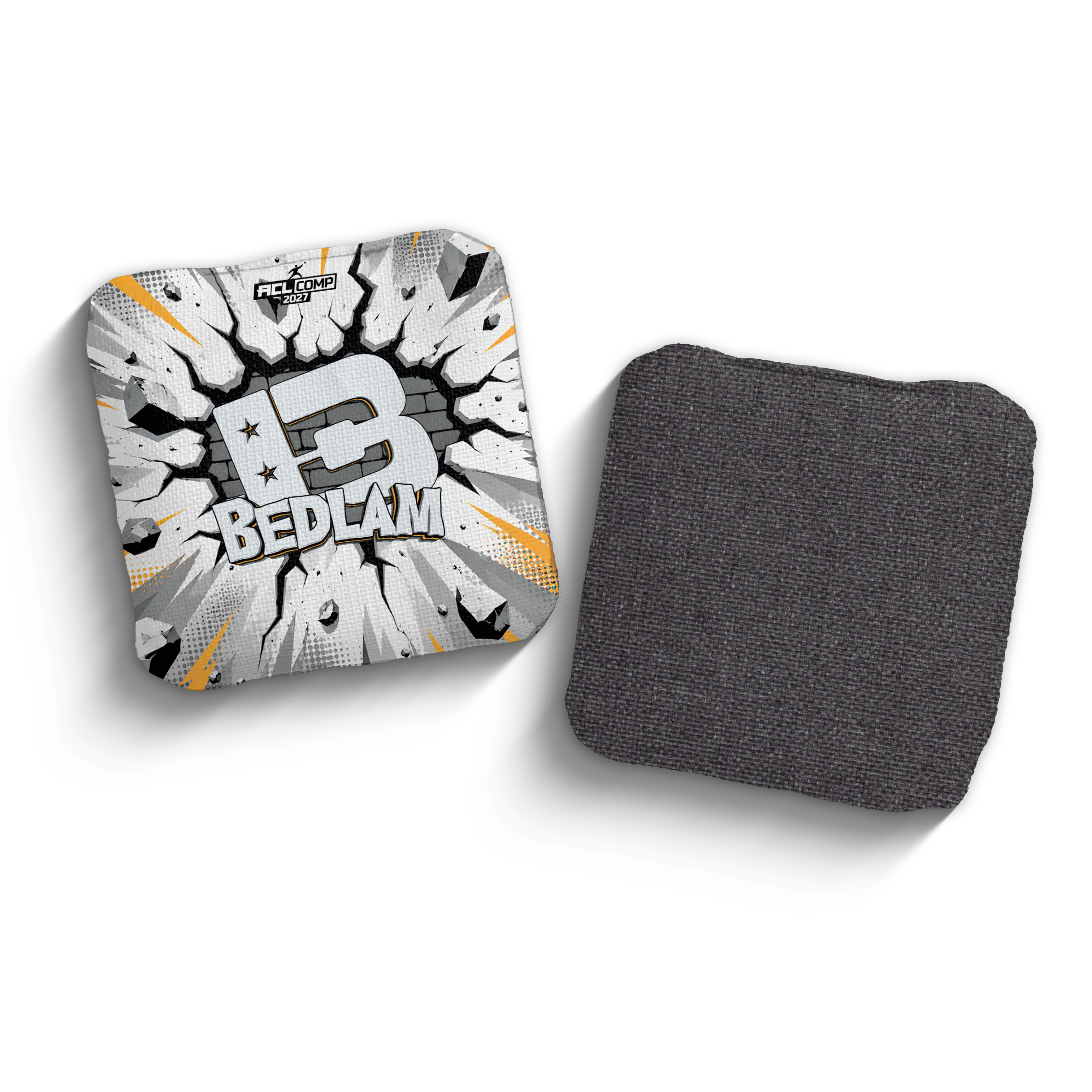 2027 Brotherhood Cornhole Bedlam Shattered Edition ACL Comp Stamped Cornhole Bags