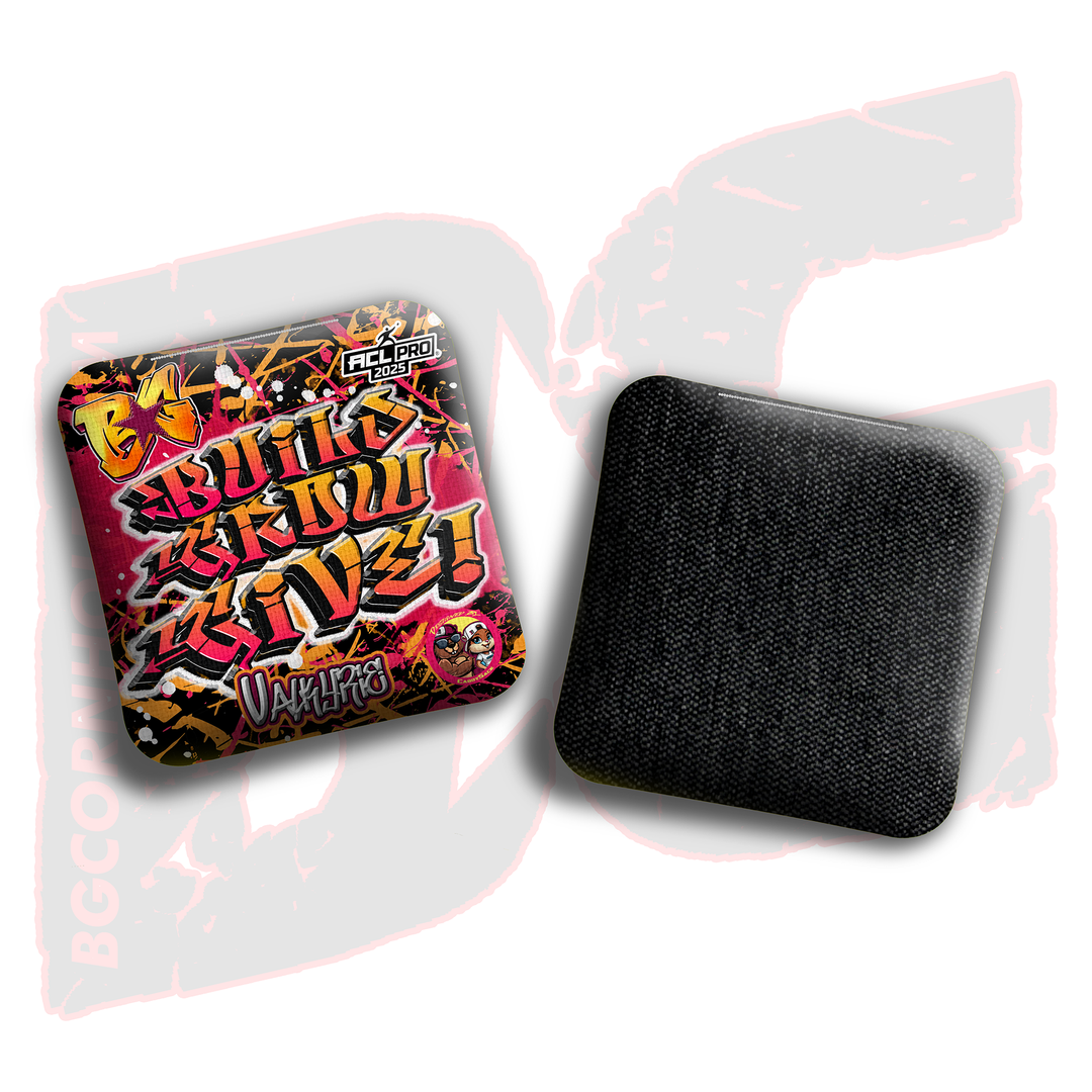 2026 Multiple Bag Models  "CaddySack Build. Grow. Give!” Collab - ACL Pro Stamped Cornhole Bags - SET OF 4 BAGS