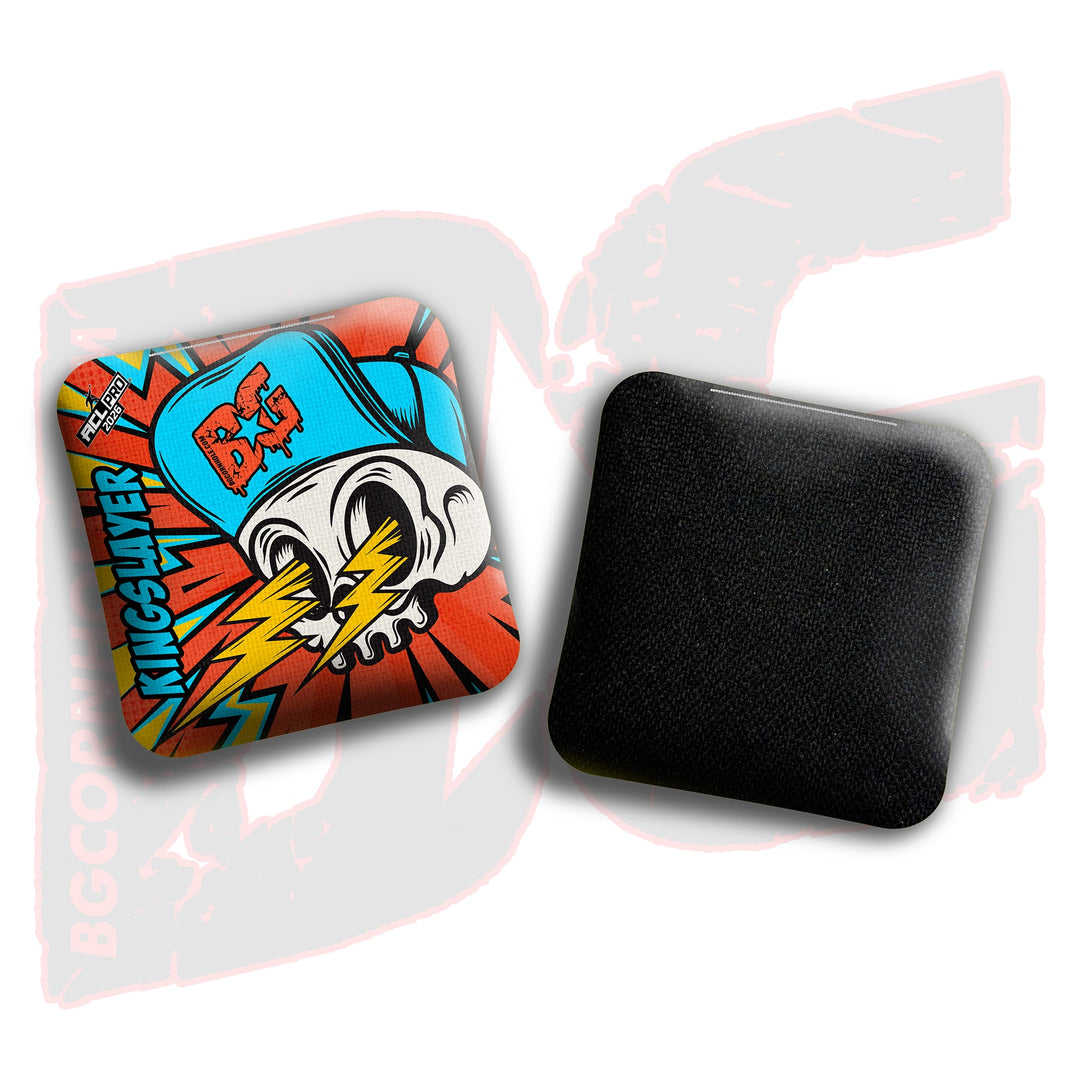 2026 BG Multiple Bag Models "Brain Zap" - ACL Pro Stamped Cornhole Bags - SET OF 4 BAGS