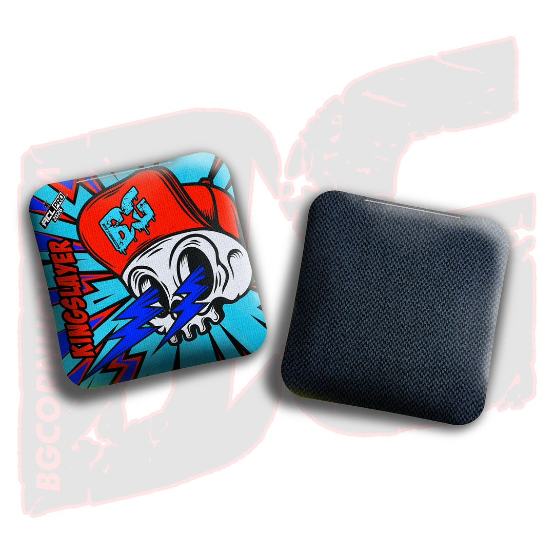 2026 BG Multiple Bag Models "Brain Zap" - ACL Pro Stamped Cornhole Bags - SET OF 4 BAGS