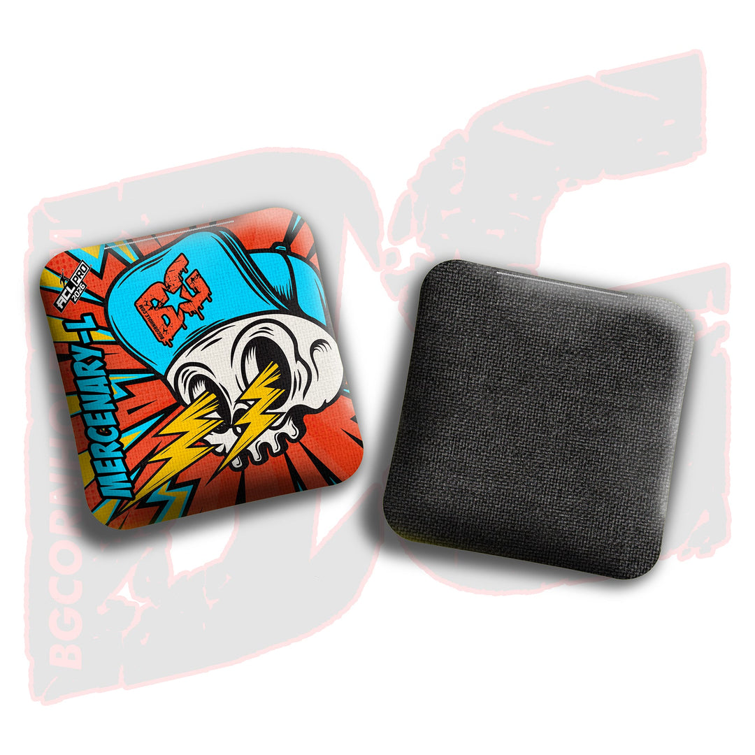 2026 BG Multiple Bag Models "Brain Zap" - ACL Pro Stamped Cornhole Bags - SET OF 4 BAGS