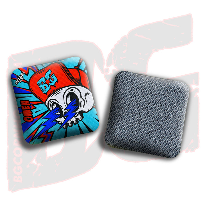 2026 BG Multiple Bag Models "Brain Zap" - ACL Pro Stamped Cornhole Bags - SET OF 4 BAGS