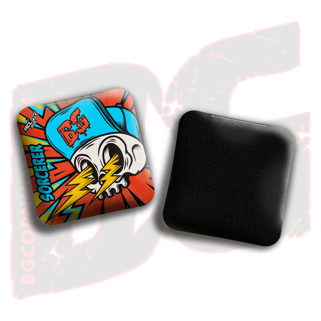2026 BG Multiple Bag Models "Brain Zap" - ACL Pro Stamped Cornhole Bags - SET OF 4 BAGS