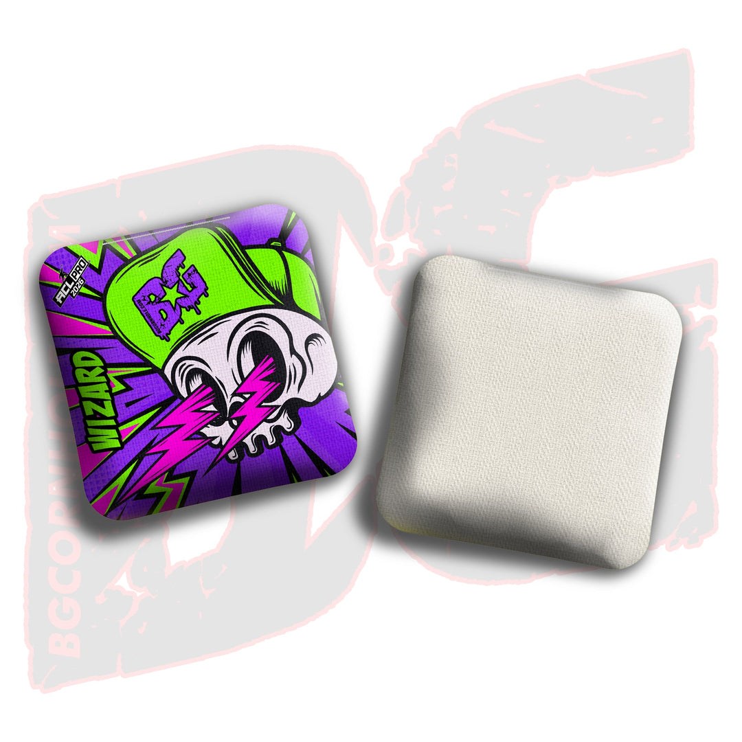 2026 BG Multiple Bag Models "Brain Zap" - ACL Pro Stamped Cornhole Bags - SET OF 4 BAGS