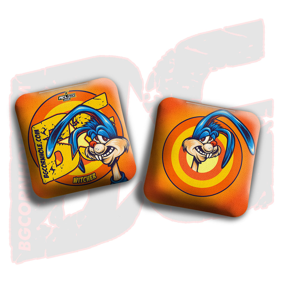2026 BG Multiple Bag Models "Buzzed Bunny" - ACL Pro Stamped Cornhole Bags - SET OF 4 BAGS