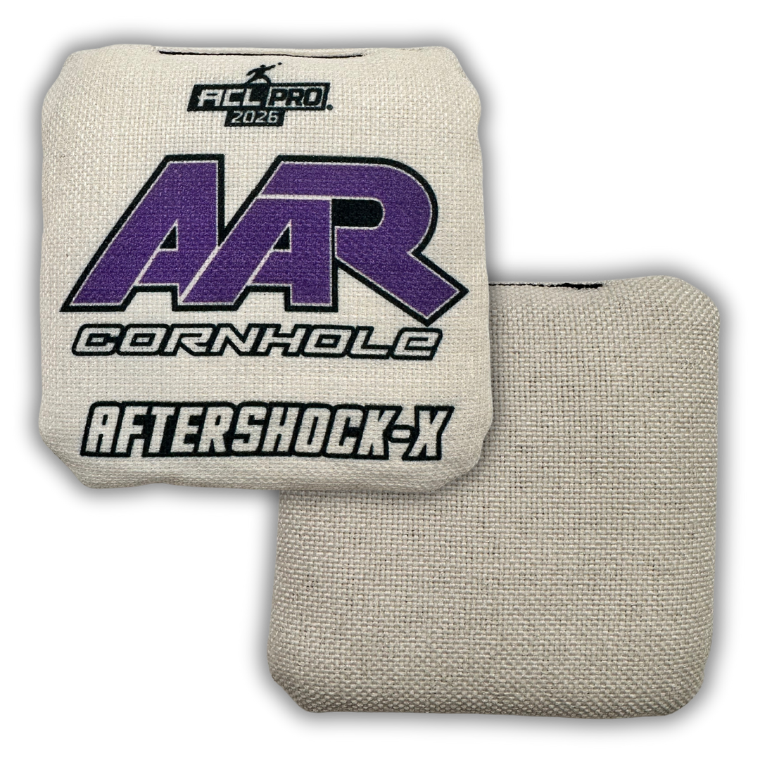 2026 AAR Aftershock-X Cornhole Bags - Solid Edition - ACL Pro Stamped - SET OF 4
