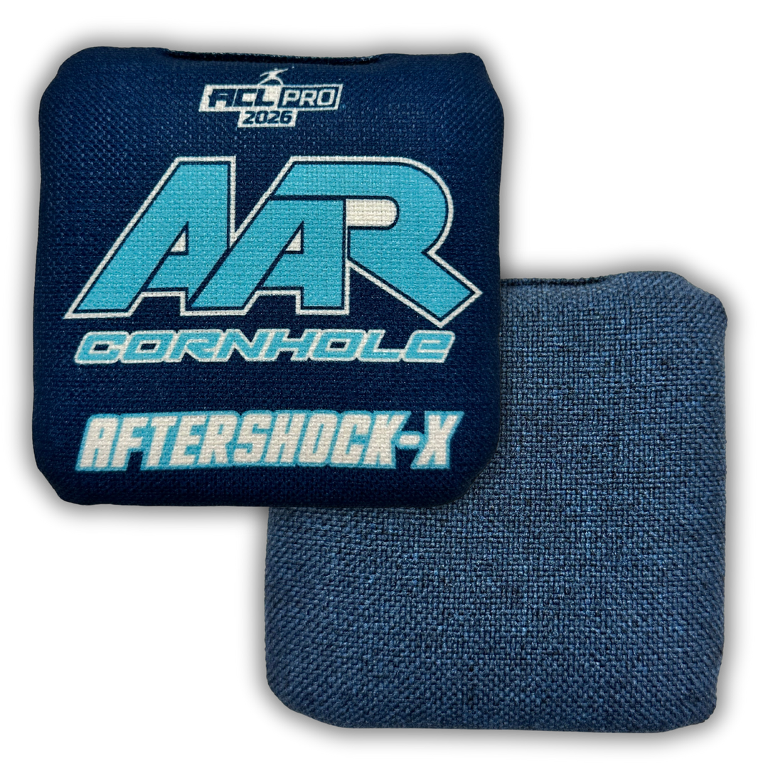 2026 AAR Aftershock-X Cornhole Bags - Solid Edition - ACL Pro Stamped - SET OF 4