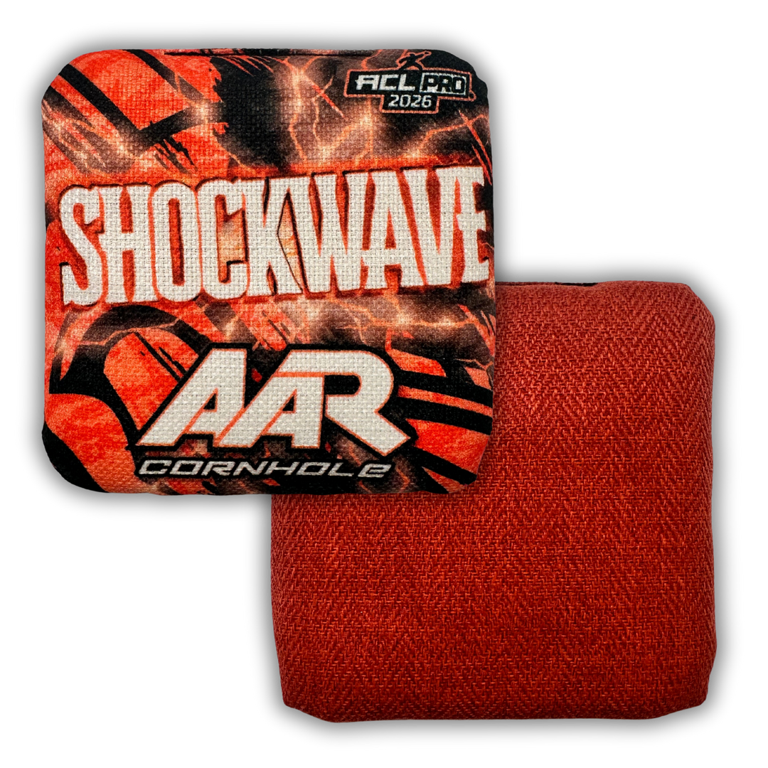2026 AAR Shockwave Cornhole Bags - Lightning Edition - ACL Pro Stamped - SET OF 4
