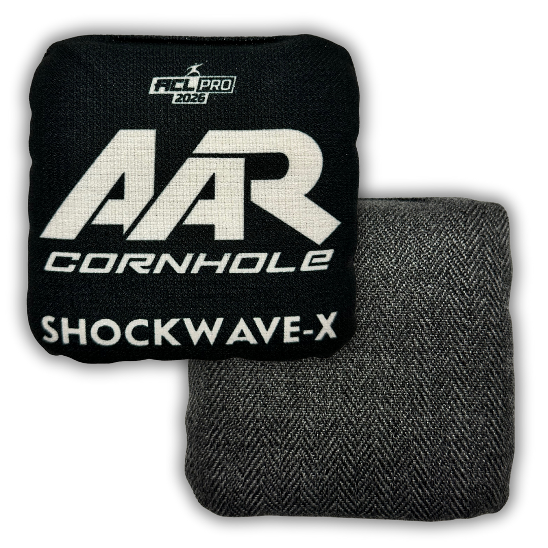 2026 AAR Shockwave-X Cornhole Bags - Broadcast Edition - ACL Pro Stamped - SET OF 4