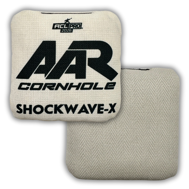 2026 AAR Shockwave-X Cornhole Bags - Broadcast Edition - ACL Pro Stamped - SET OF 4