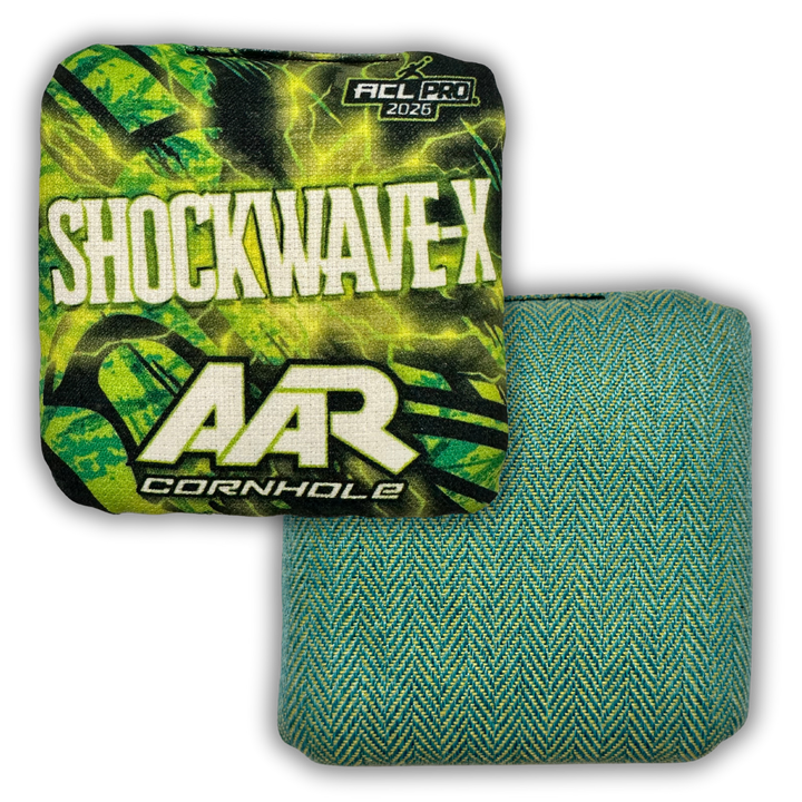 2026 AAR Shockwave-X Cornhole Bags - Lightning Edition - ACL Pro Stamped - SET OF 4